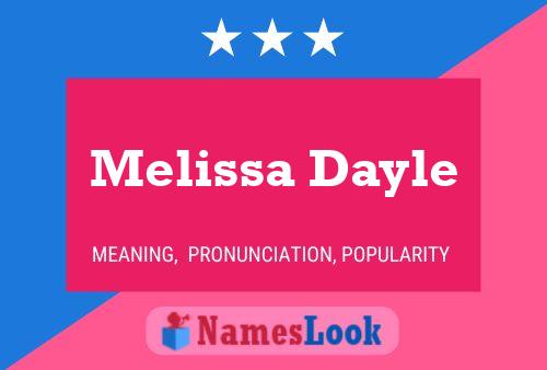 Póster del nombre Melissa Dayle