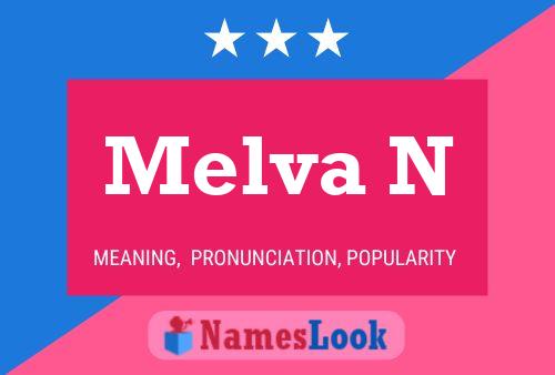 Póster del nombre Melva N