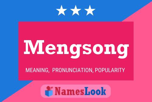 Póster del nombre Mengsong