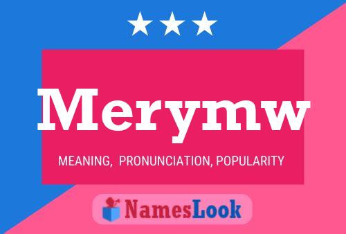 Póster del nombre Merymw