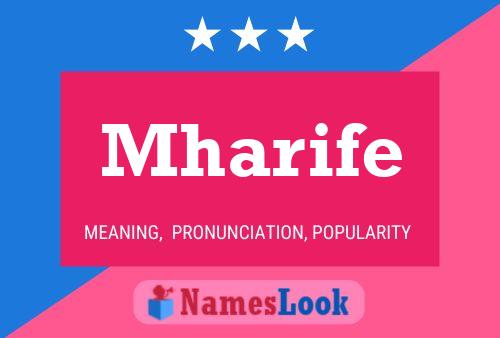 Póster del nombre Mharife