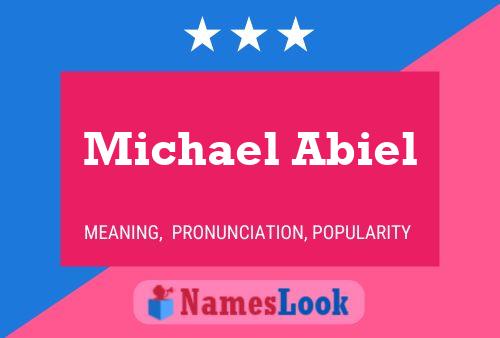 Póster del nombre Michael Abiel