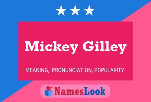 Póster del nombre Mickey Gilley