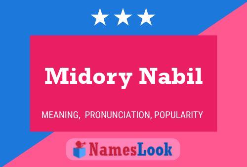 Póster del nombre Midory Nabil