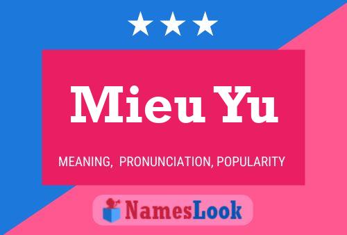 Póster del nombre Mieu Yu