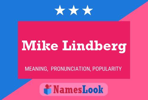 Póster del nombre Mike Lindberg