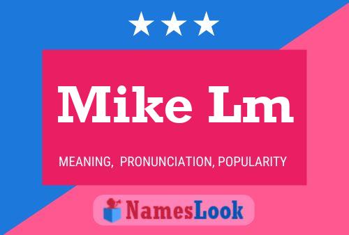 Póster del nombre Mike Lm