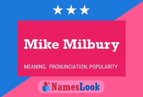 Póster del nombre Mike Milbury