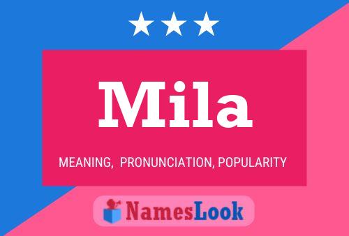 Póster del nombre Mila