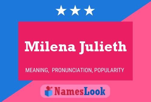 Póster del nombre Milena Julieth