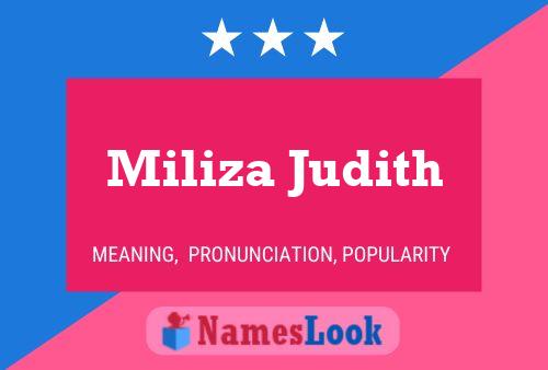 Póster del nombre Miliza Judith