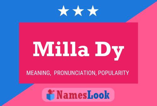 Póster del nombre Milla Dy