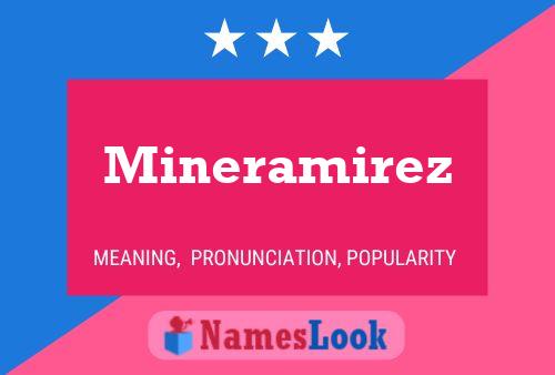 Póster del nombre Mineramirez