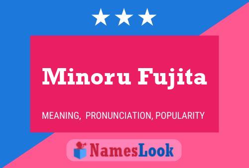 Póster del nombre Minoru Fujita