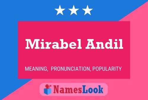 Póster del nombre Mirabel Andil