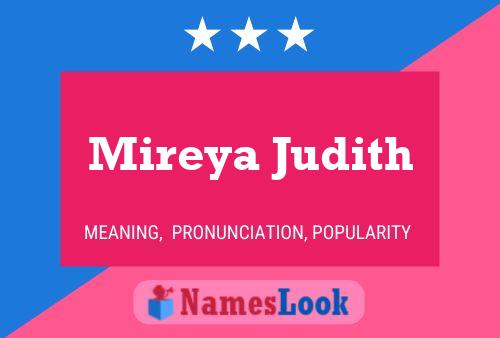 Póster del nombre Mireya Judith