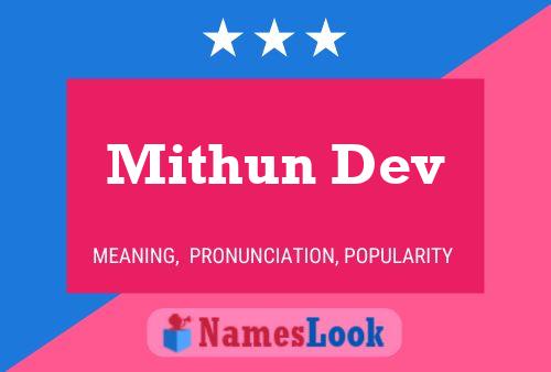 Póster del nombre Mithun Dev