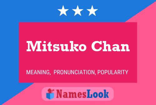 Póster del nombre Mitsuko Chan