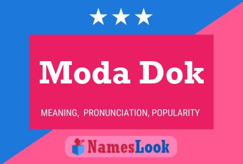 Póster del nombre Moda Dok