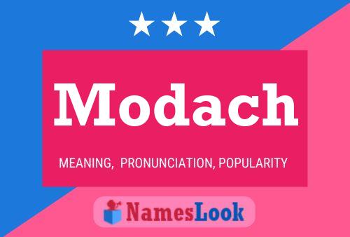 Póster del nombre Modach