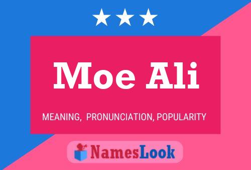 Póster del nombre Moe Ali