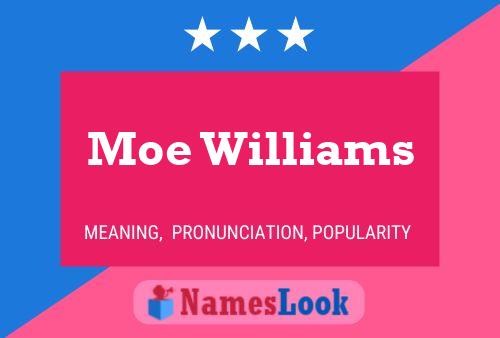 Póster del nombre Moe Williams