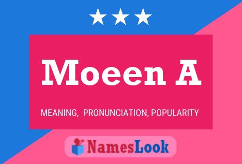 Póster del nombre Moeen A