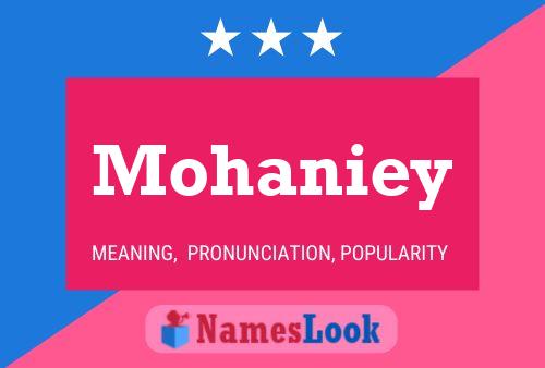 Póster del nombre Mohaniey