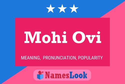 Póster del nombre Mohi Ovi