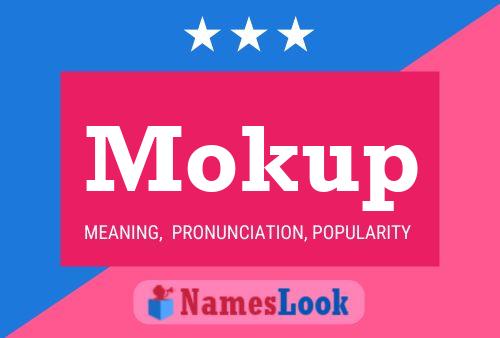 Póster del nombre Mokup