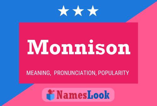 Póster del nombre Monnison