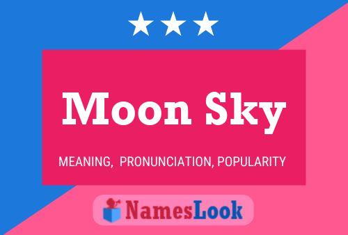 Póster del nombre Moon Sky