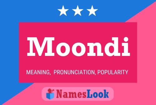 Póster del nombre Moondi