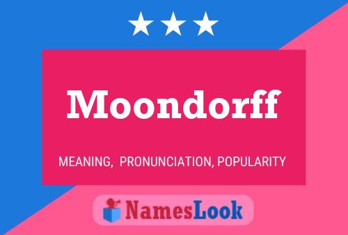 Póster del nombre Moondorff