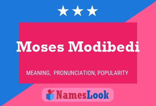 Póster del nombre Moses Modibedi