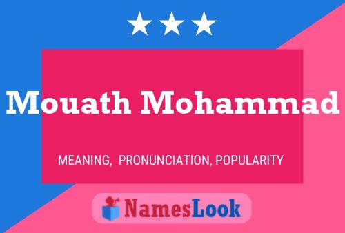 Póster del nombre Mouath Mohammad