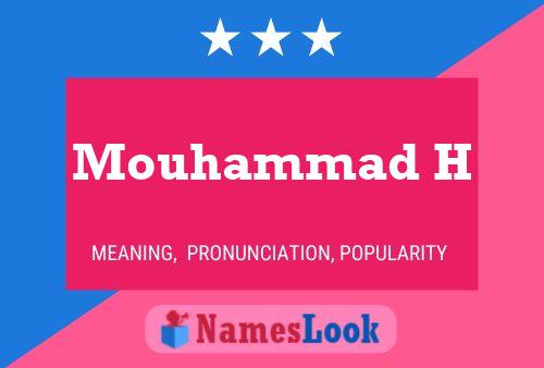 Póster del nombre Mouhammad H