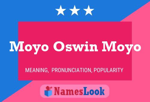 Póster del nombre Moyo Oswin Moyo