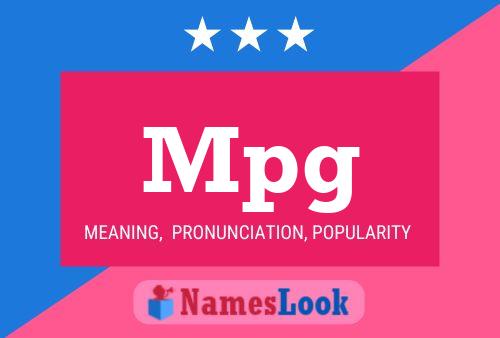 Póster del nombre Mpg