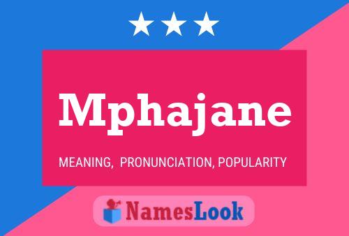 Póster del nombre Mphajane