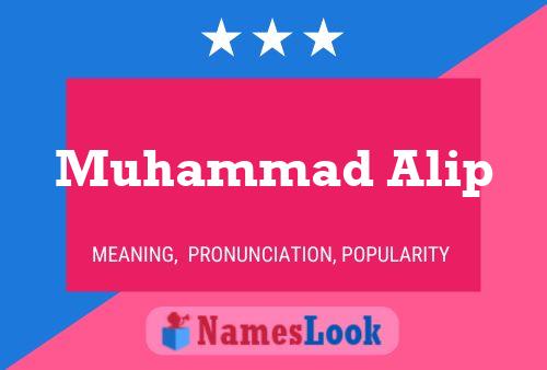 Póster del nombre Muhammad Alip