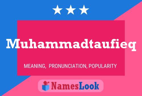 Póster del nombre Muhammadtaufieq