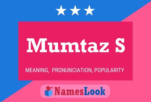 Póster del nombre Mumtaz S