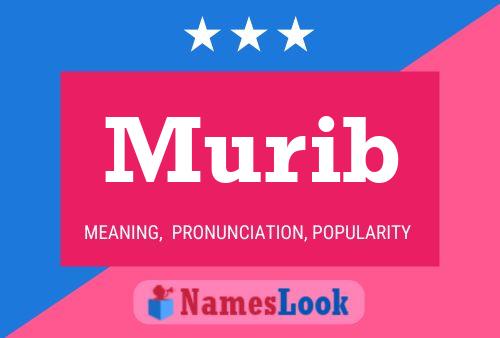 Póster del nombre Murib