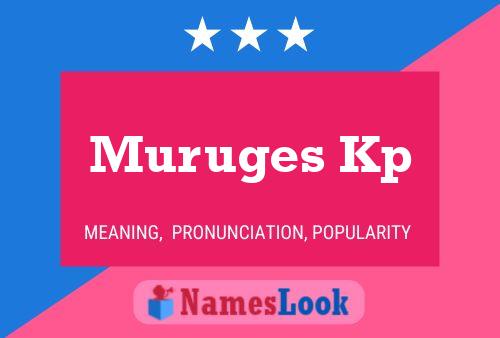 Póster del nombre Muruges Kp