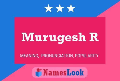 Póster del nombre Murugesh R