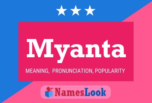 Póster del nombre Myanta