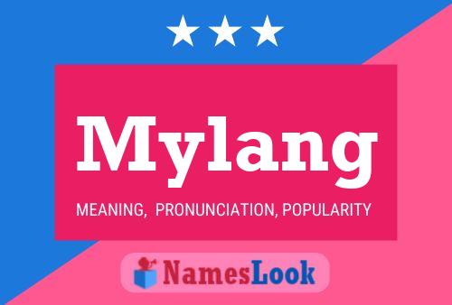 Póster del nombre Mylang