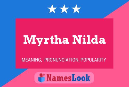 Póster del nombre Myrtha Nilda