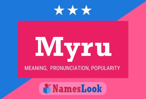 Póster del nombre Myru